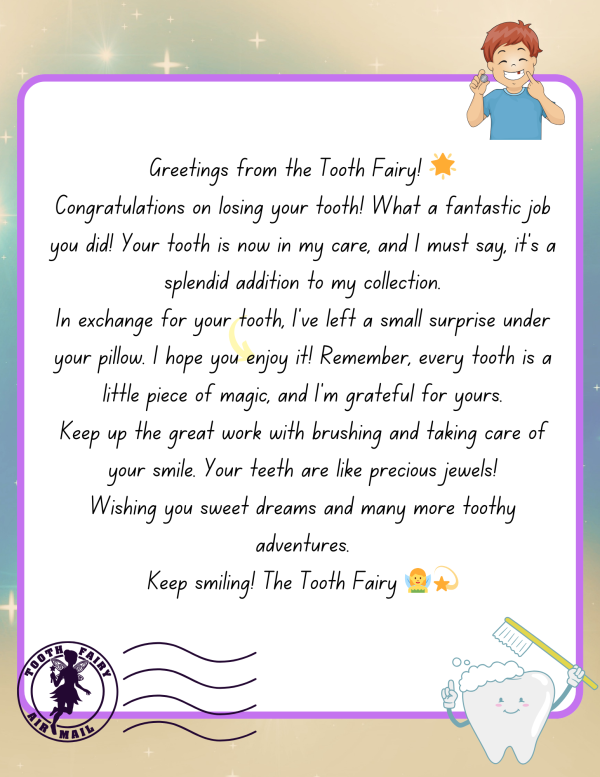 Tooth fairy printables tooth fairy templates letters from the tooth fairy with envelope