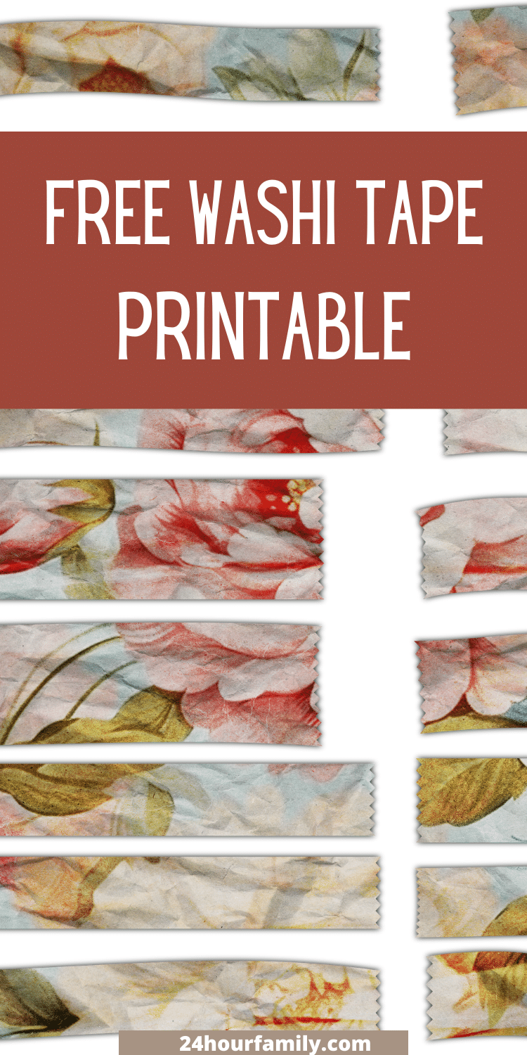 Enhance Your Journaling Adventure: Free Washi Tape Printable
