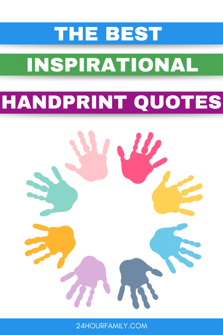 Inspirational Handprint Quotes - 24hourfamily.com