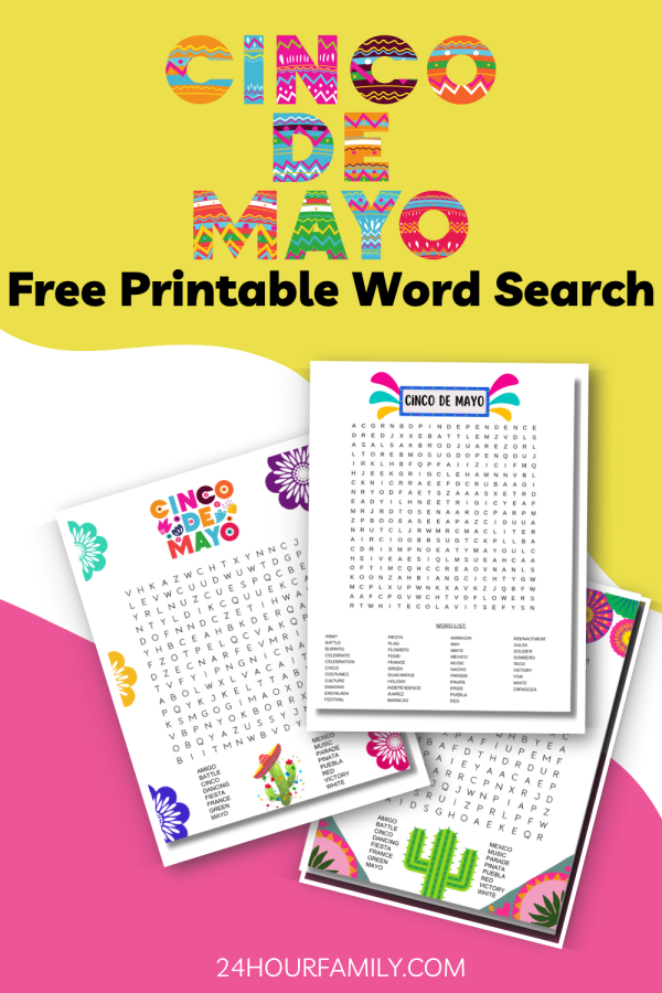 cinco de mayo word search printable with solutions free pdf