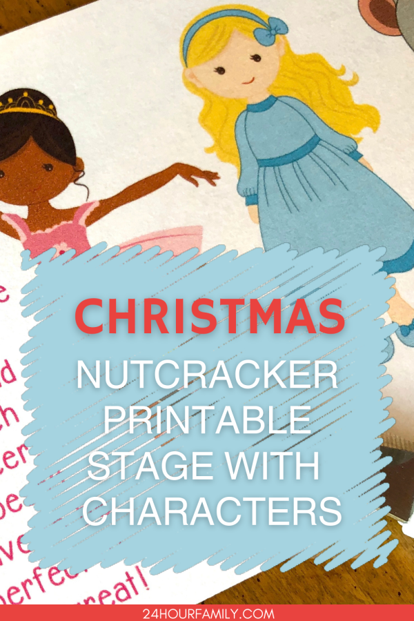 Christmas Nutcracker PRintable Stage With Characters