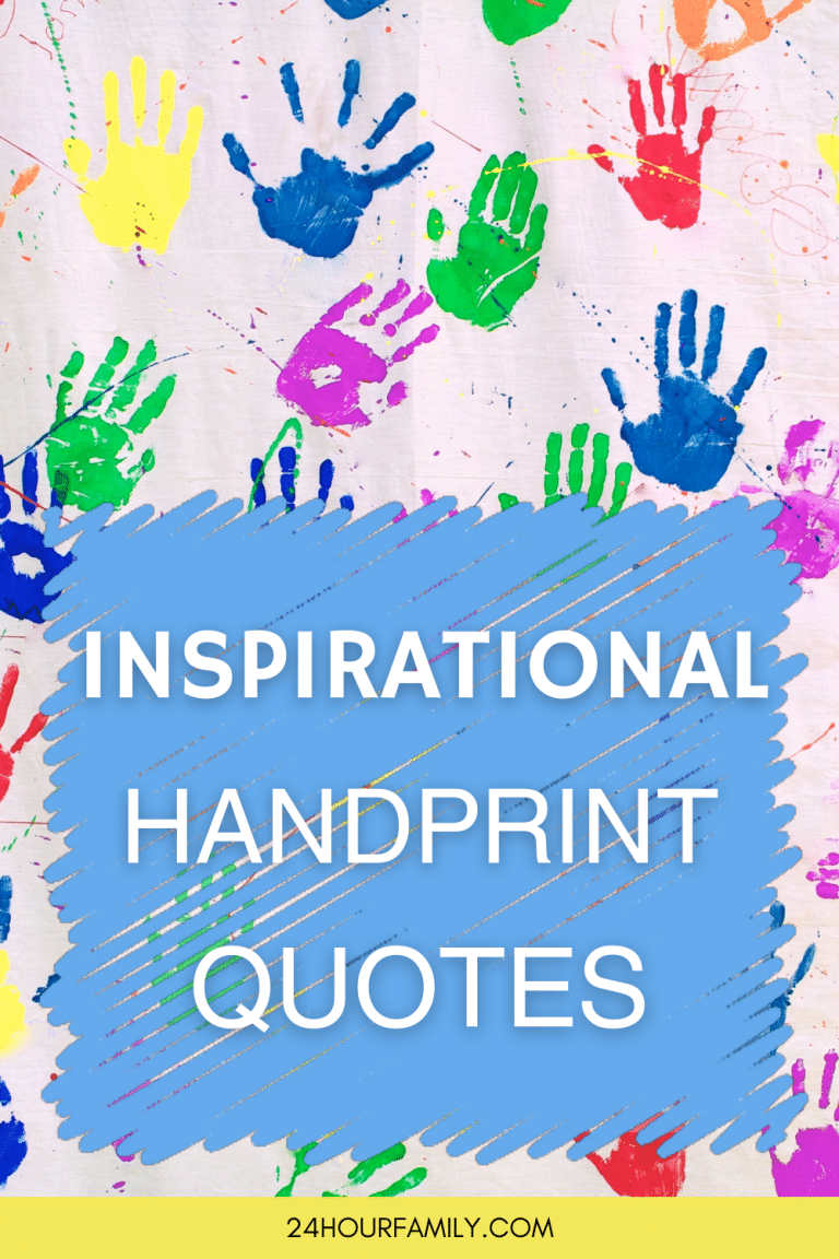 Inspirational Handprint Quotes - 24hourfamily.com