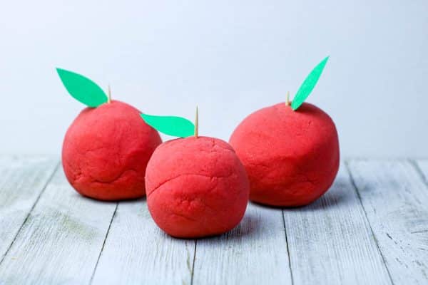 apple scented playdough homemade playdoh recipes