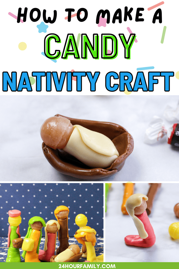 how to make a candy nativity craft