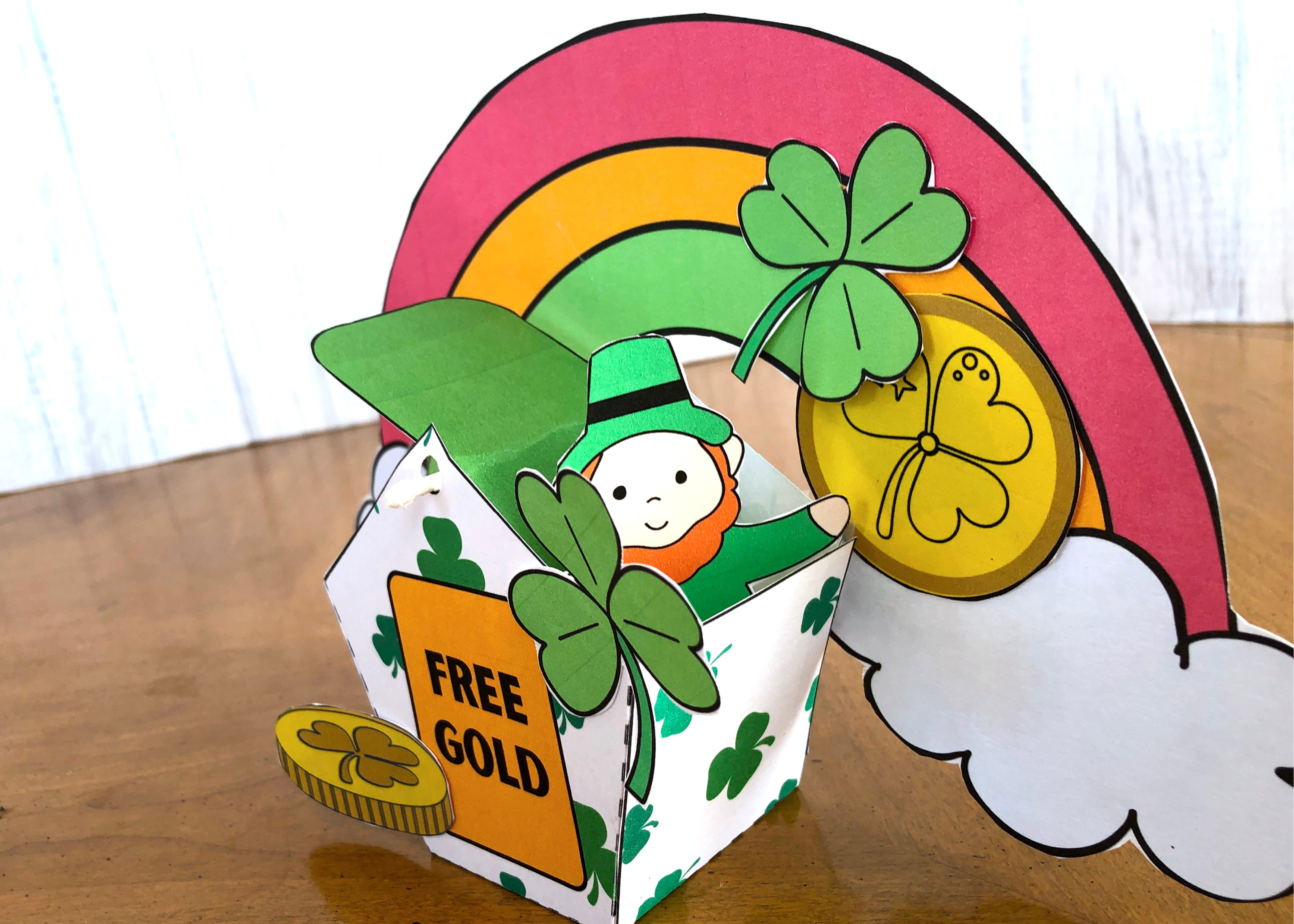 Free St. Patrick’s Day Leprechaun Trap Printable