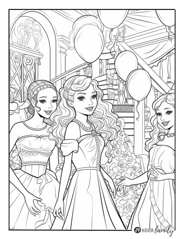 VSCO Girl Coloring PAges