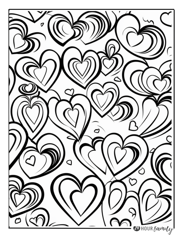 Easy Abstract Art Coloring Pages