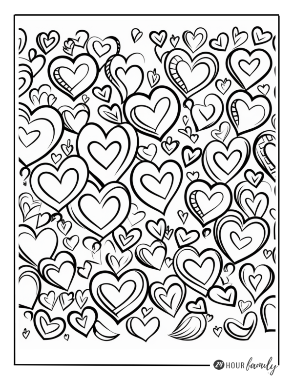 Easy Abstract Art Coloring Pages