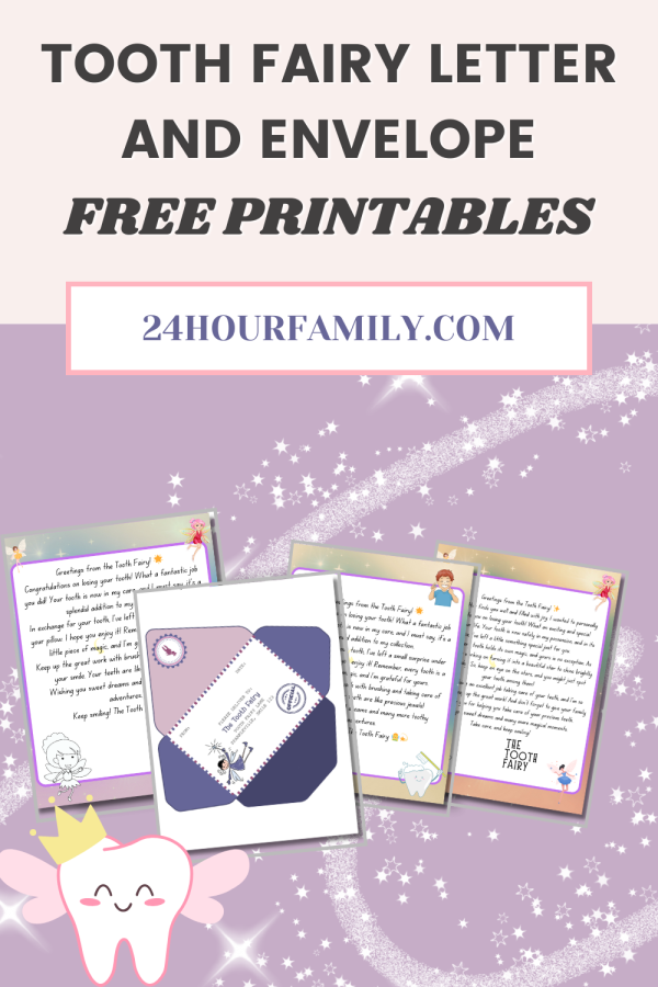 Tooth fairy letter and envelope free printable letter free printable tooth fairy envelope