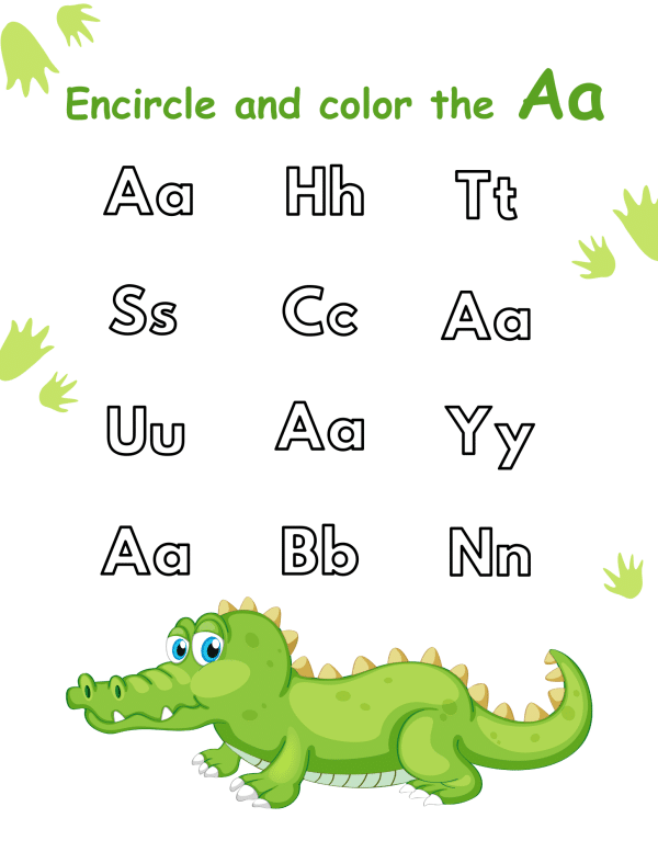 a is for alligator printable alligator craft letter of the week a