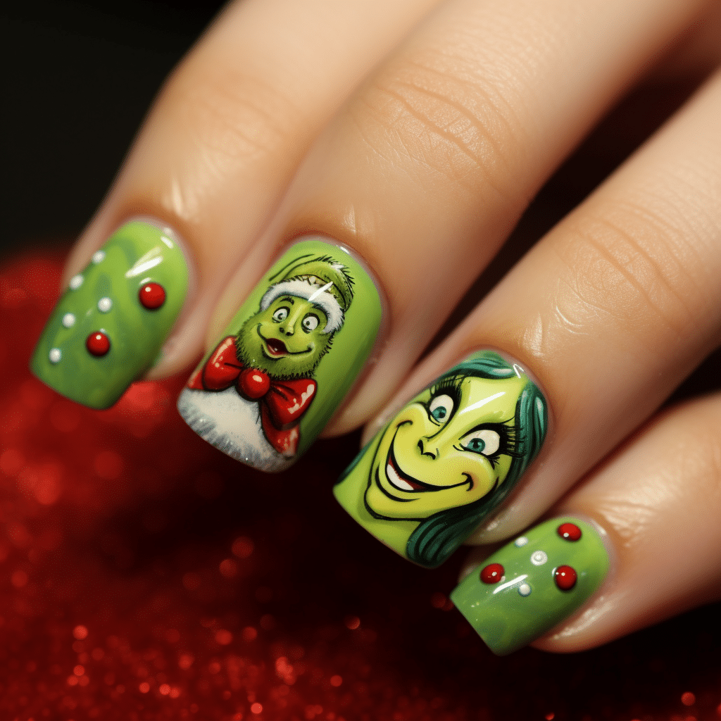 Grinch Nails Design Ideas grinch-nails-design-ideas