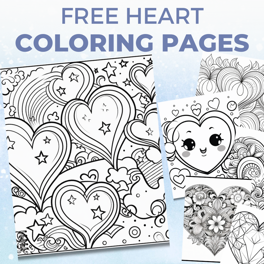 51 Free Heart Coloring Pages