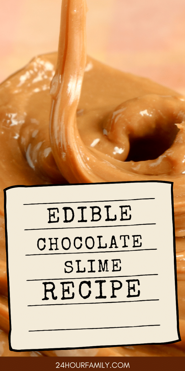 edible chocolate slime recipe, edible chocolate slime, edible slime, edible slime activity, slime