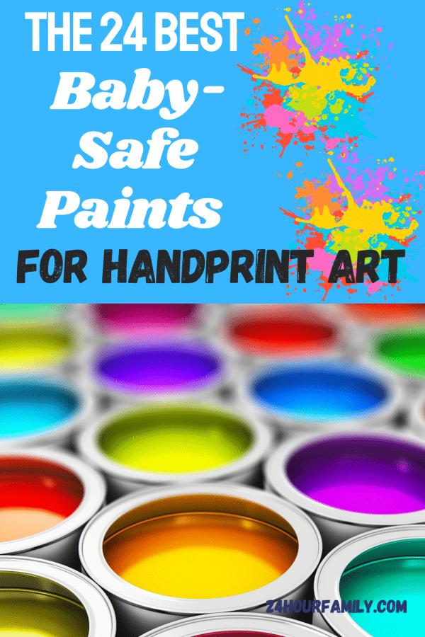 Best baby safe paints for handprint and footprint art