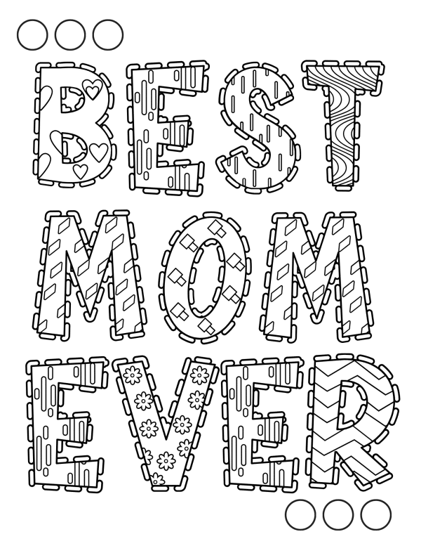 best mom ever coloring pages mom coloring pages free printable coloring sheets for mother's day