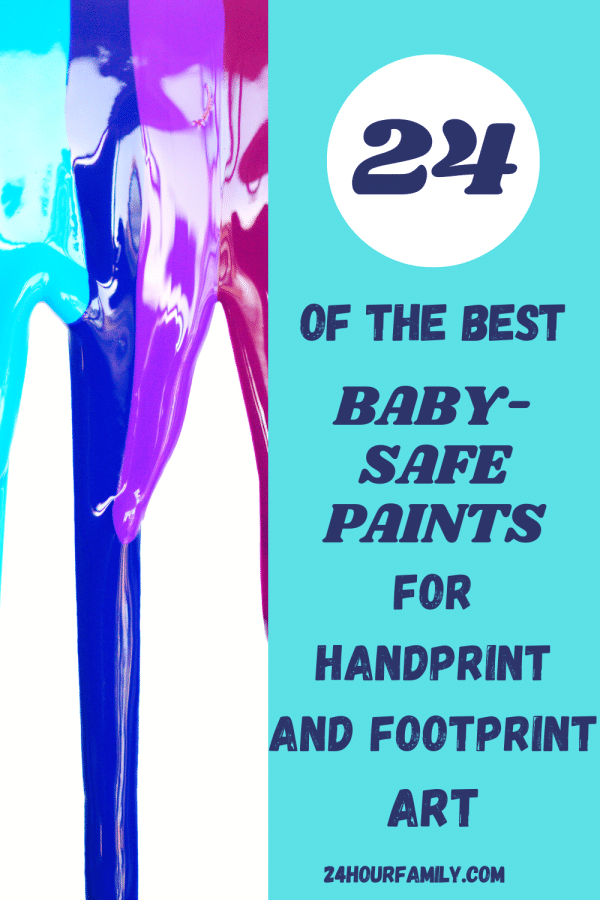 Best baby safe paints for handprint and footprint art
