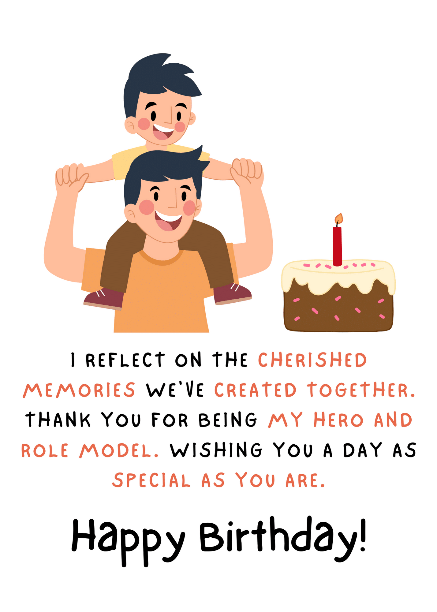 Free Printable Birthday Cards for Dad from Son - 24hourfamily.com