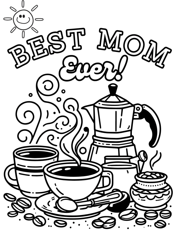 i love you mom coloring pages 