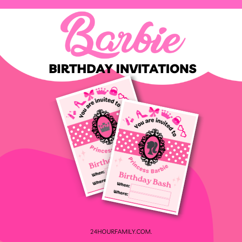 Download a Free Barbie Birthday Party Invitation