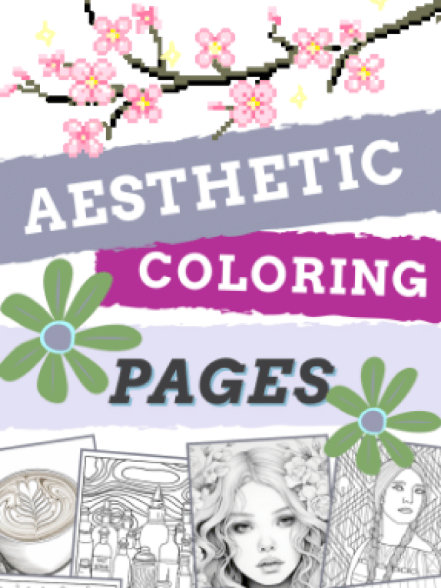 Aesthetic Coloring Pages