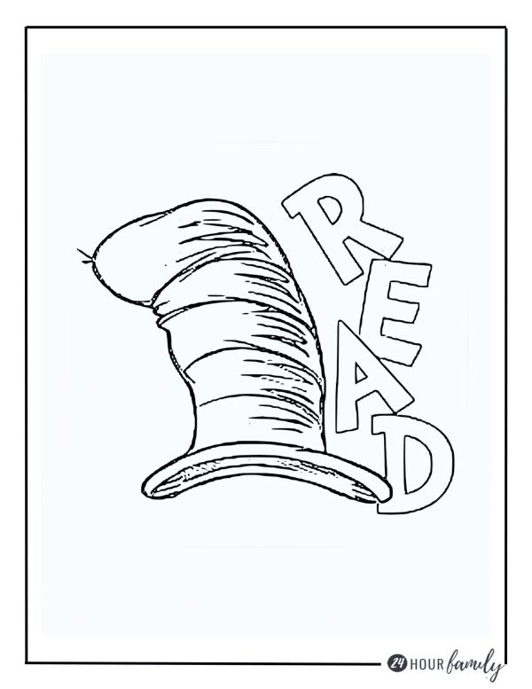 read across america coloring pages dr seuss coloring pages cat in the hat coloring pages