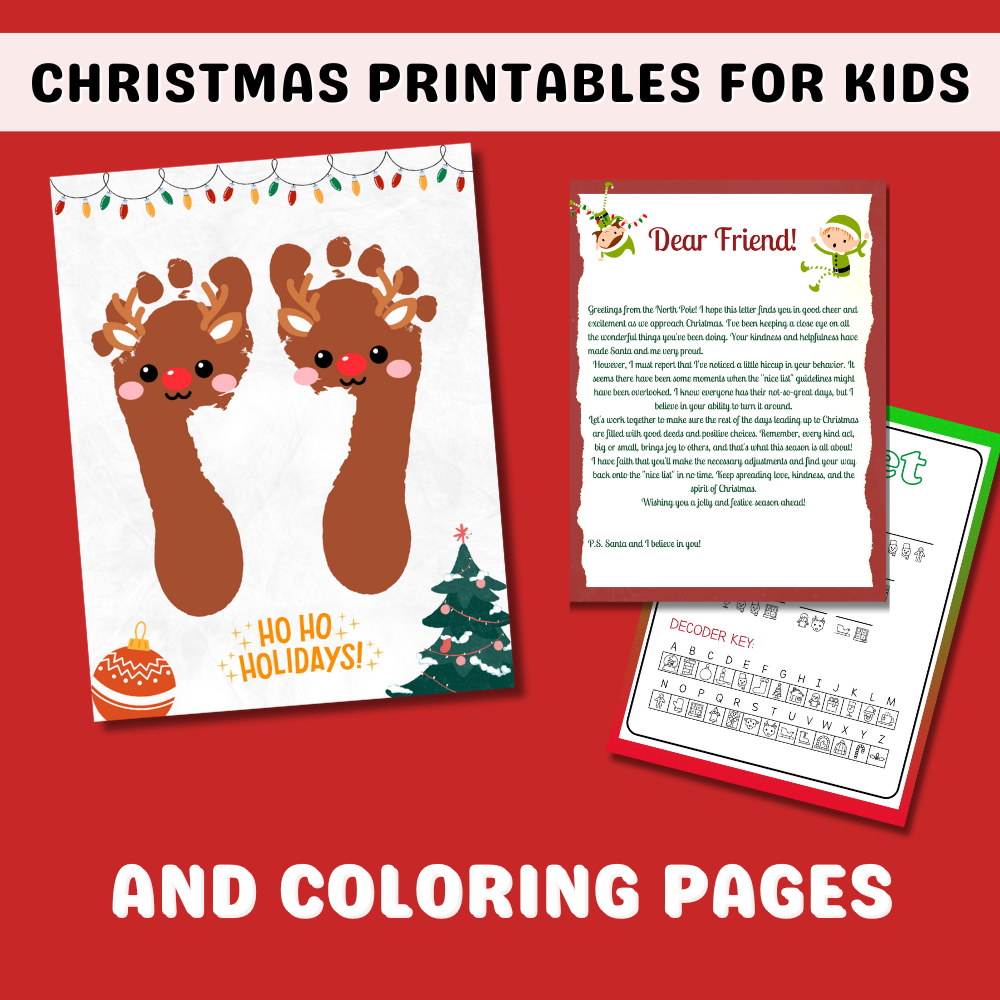 33 Unique Christmas Printables for Kids
