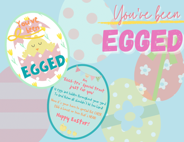 you've been egged free printable
