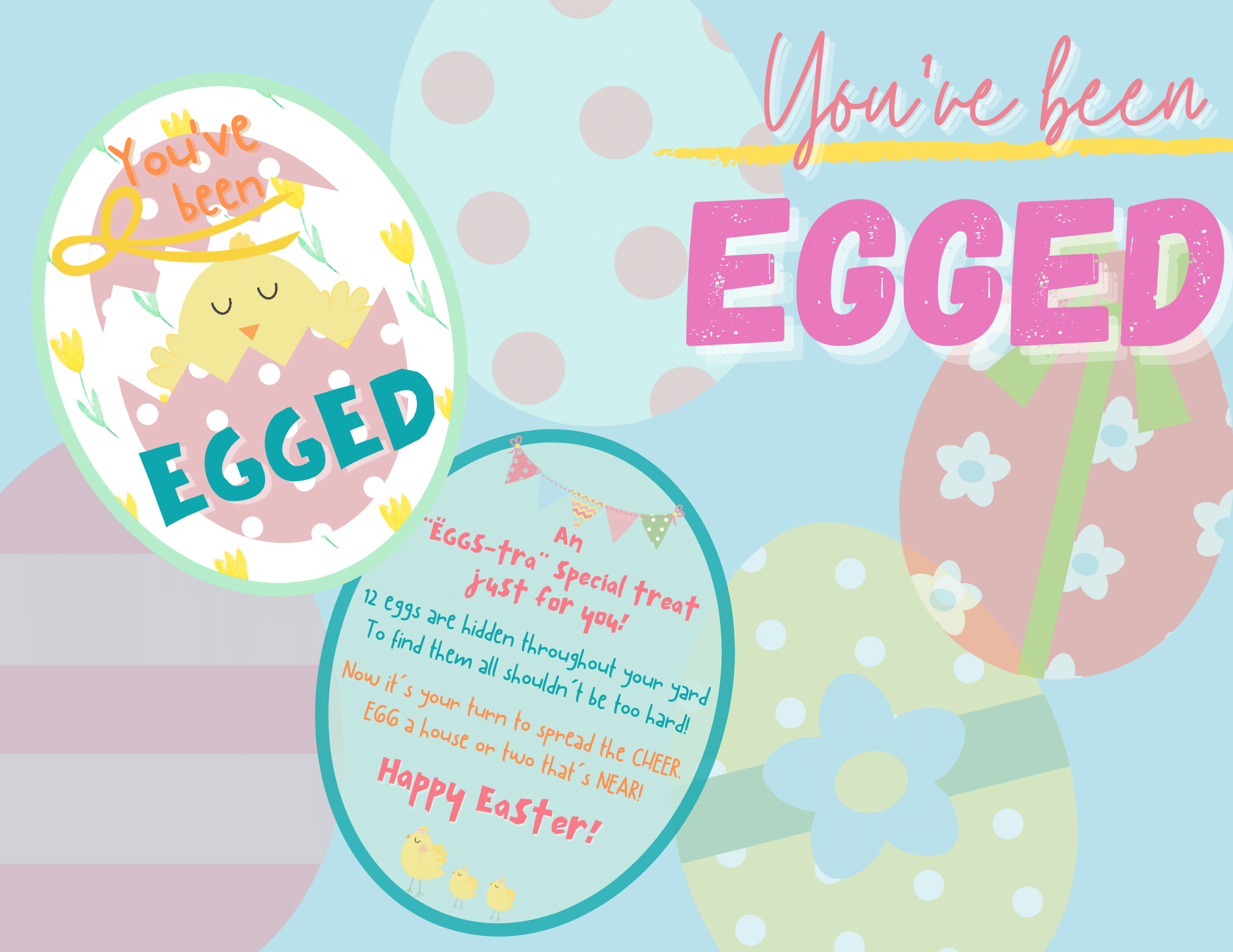 You've Been Egged (Free Printable) - 24hourfamily.com