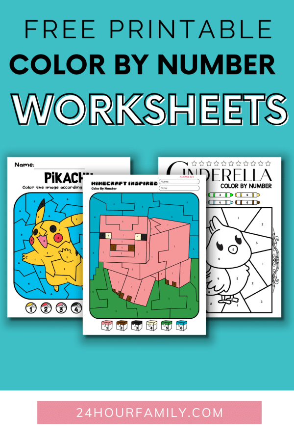 free printable color by number activites for kids space color by number coloring pages