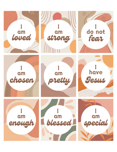 63 Powerful Biblical Affirmations (Free Printable Affirmation Cards ...