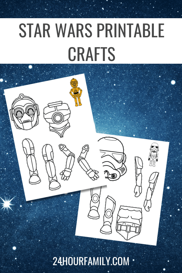 Star wars printable crafts for kids star wars cut out crafts star wars craft ideas