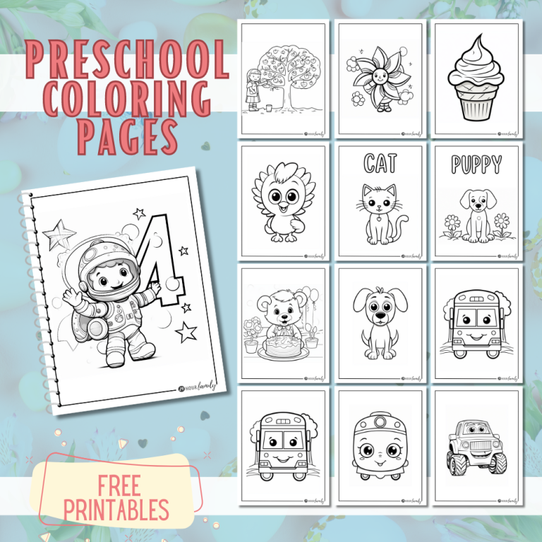 coloring pages for 4 year olds, 4 year old coloring pages for free to print pdf