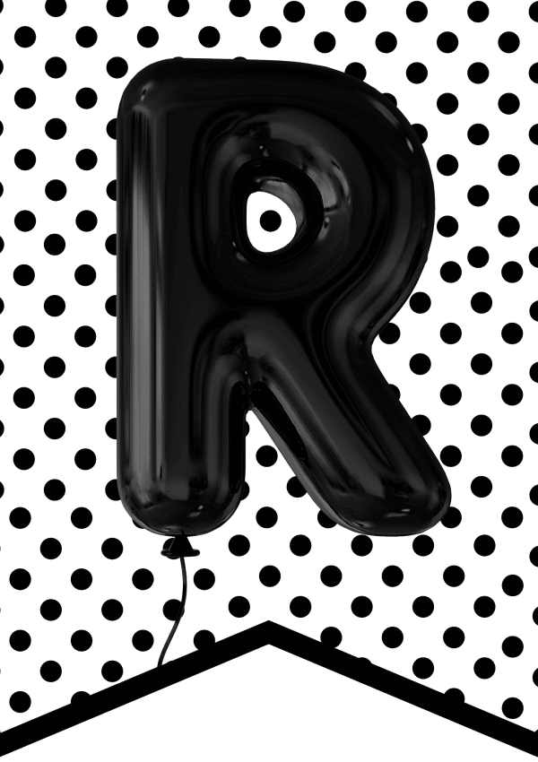 Printable Black and White Banner, birthday banners, black and white birthday banner, birthday banner