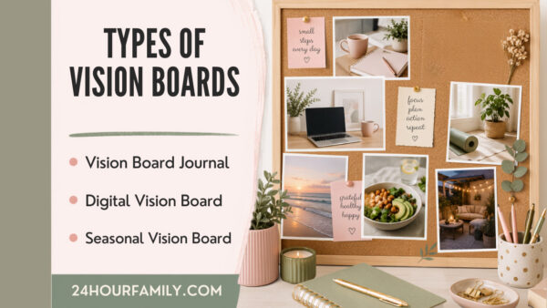 Vision board ideas types of boards - vision board journal. digital vision board, seasonal vision board