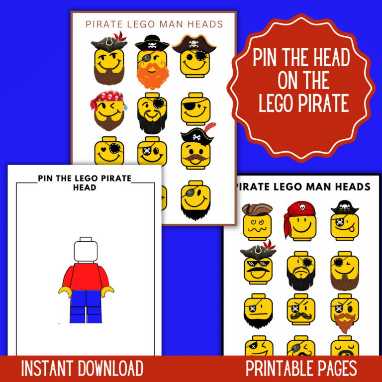 Free Printable Pirate Lego Man Printable