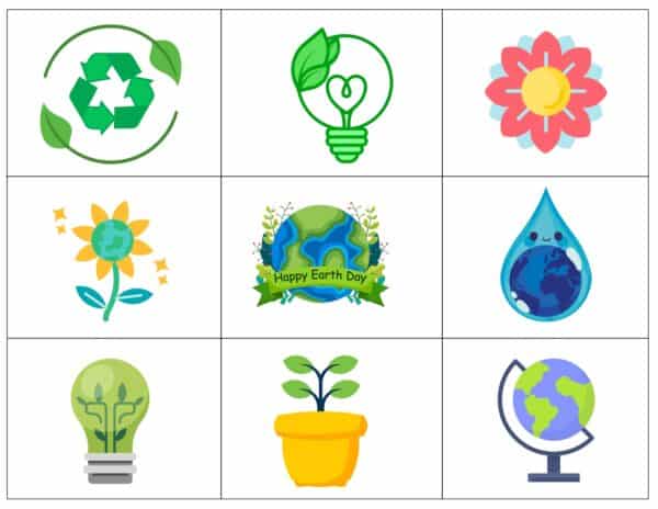 free printable earth day bingo game cards with calling cards free to print bingo cards