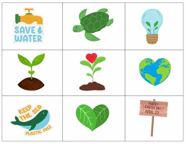free printable earth day bingo game cards with calling cards free to print bingo cards