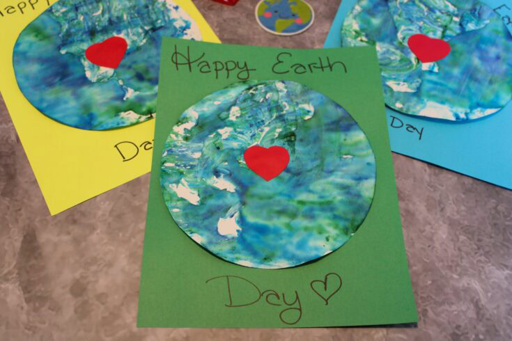 earth day shaving cream craft using food coloring easy earth day craft for preschoolers kids