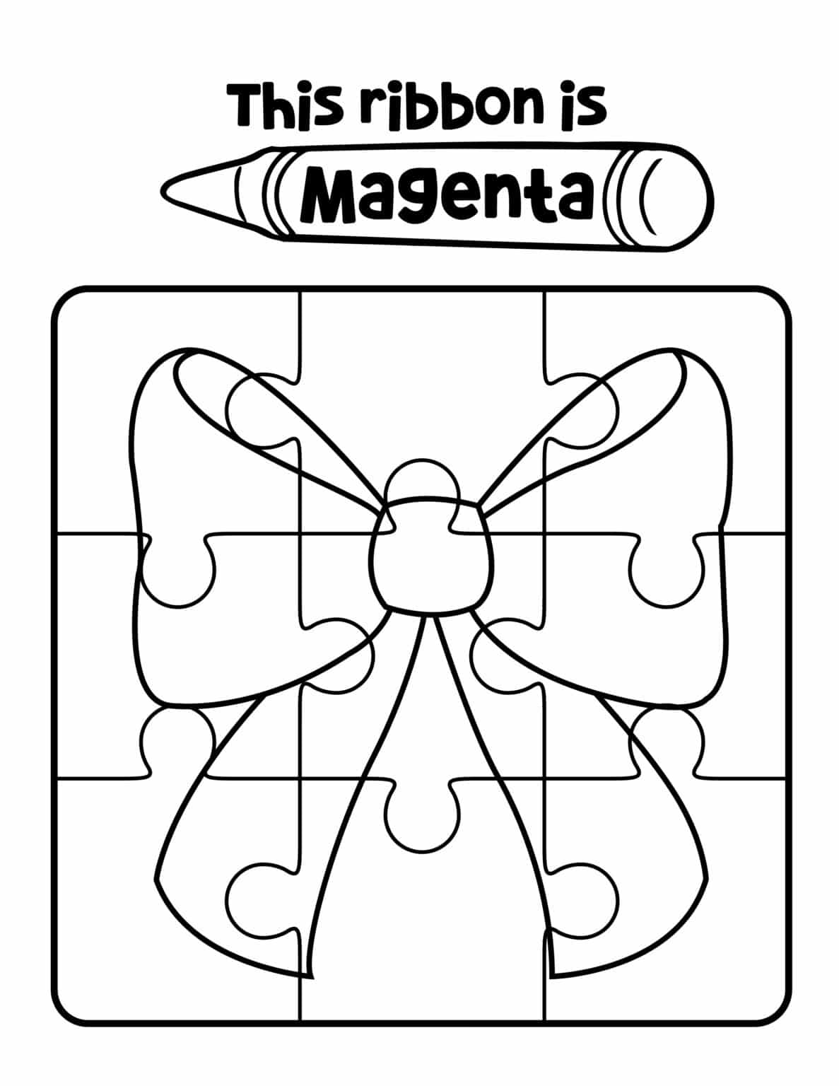 Color and Cut The Puzzles Worksheets (Free Printables) - 24hourfamily.com