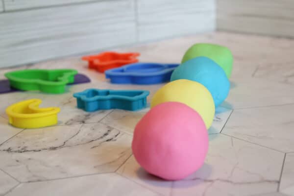 Gluten-Free Playdough, Gluten-Free, Homemade Playdough Recipe, Dough Forms, Balls of Dough, DIY Playdough, Sensory Activity, Gluten Sensitivity
