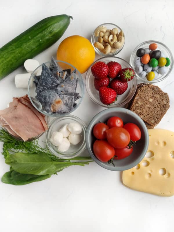 How to Make a Summer Charcuterie Board, Charcuterie Board, Summer Board, Variety of Meats, Cheese Board, Goat Cheese, Typical Charcuterie Board, Summer Fruits