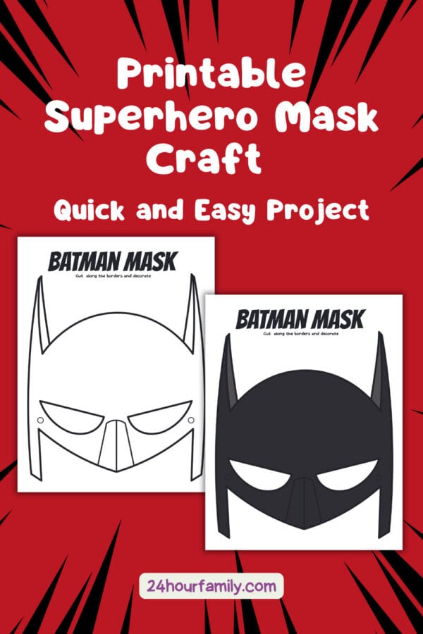 printable batman mask free pdf