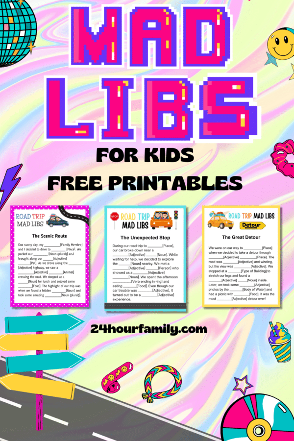 printable mad libs for kids worksheets
