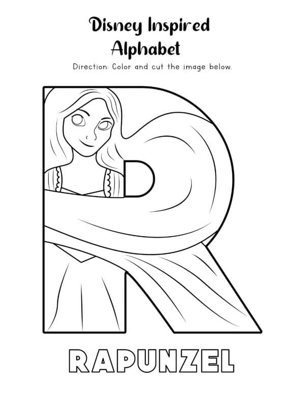 Letter r coloring page Disney Alphabet Coloring Pages, Alphabet Coloring Worksheets, Alphabet Coloring, Alphabet Printables, Benefits of Coloring, Coloring Pages, Printables for Kids
