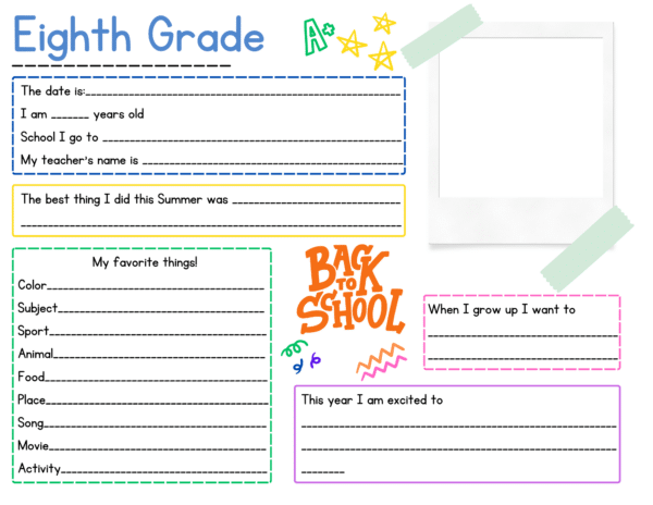 my school box memory box printables for preschool to twelfth grade