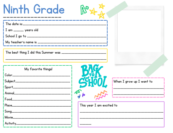my school box memory box printables for preschool to twelfth grade