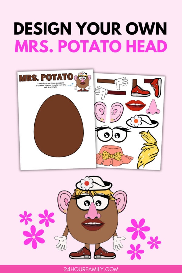 mrs potato head printable craft