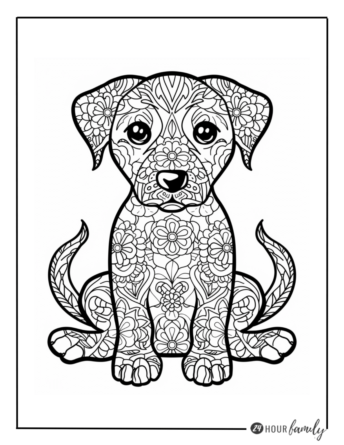 15 Cute Aesthetic Coloring Pages (Free to Print) - 24hourfamily.com
