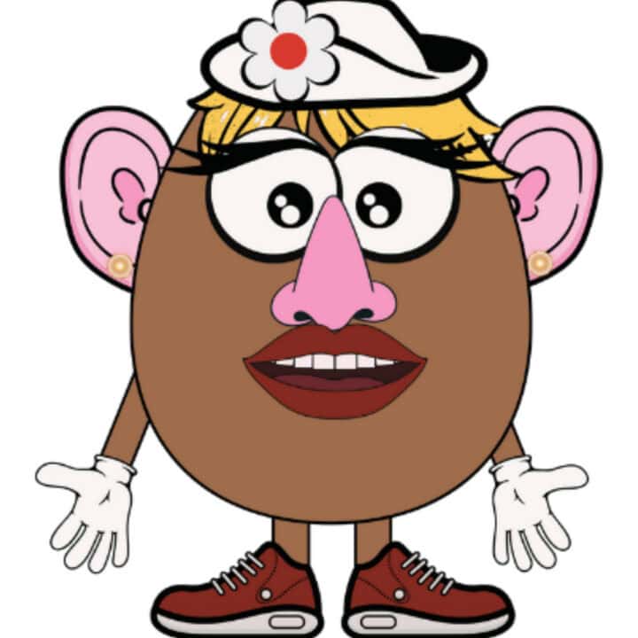Mrs. Potato Head Printable Craft