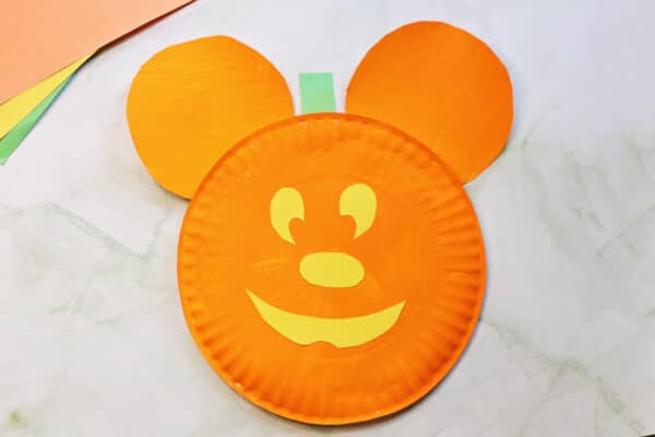 paper plate mickey mouse craft how to make a mickey mouse face